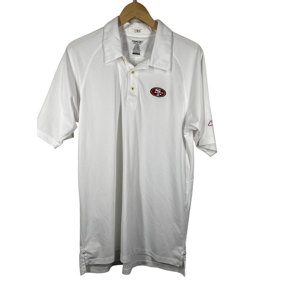 Reebok San Francisco 49ers NFL Polo Shirt Mens Medium Team Issued Coaching Staff